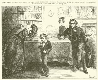 Illustration för David Copperfield av Frederick Barnard