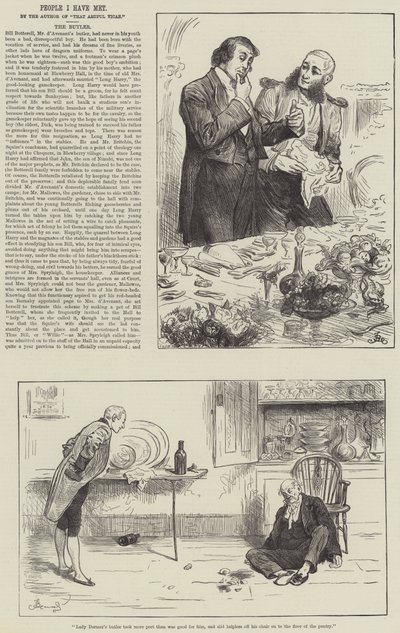 Människor jag har träffat, Butlern av Frederick Barnard