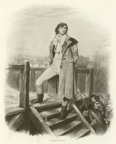 Sydney Carton (gravyr) av Frederick Barnard