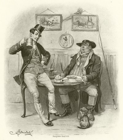 De två Wellers (gravyr) av Frederick Barnard