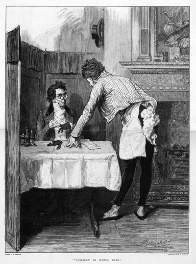 Turkiet är Hoff, Sir! (gravyr) av Frederick Barnard
