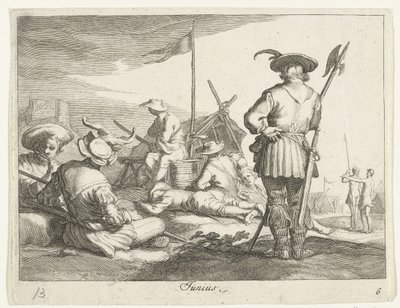 Juni månad Junius (titel på objekt) Årets månader (serietitel) av Frederick Bloemaert