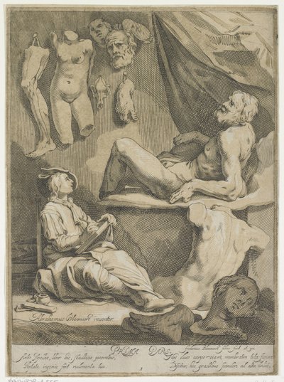 Titelsida för Original och berömd designritningsbok Titelsida för: Abraham Bloemaert, Original och berömd konstritningsbok. Del 1 av Frederick Bloemaert
