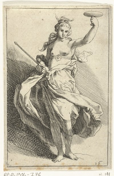 Kvinna med kalk och spira The Little Figures (serietitel) av Frederick Bloemaert