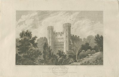 Castle Church - Stafford Castle: gravyr, nd [1830] (tryck) av Frederick Calvert
