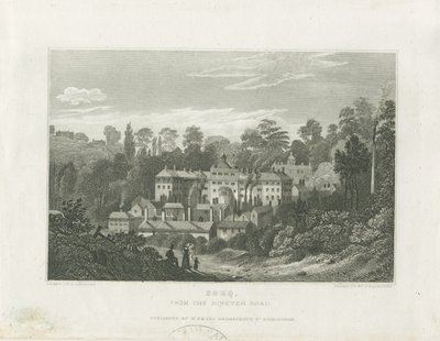 Soho Manufactory från Ninevah Road: stålgravyr, nd [c 1830] (tryck) av Frederick Calvert