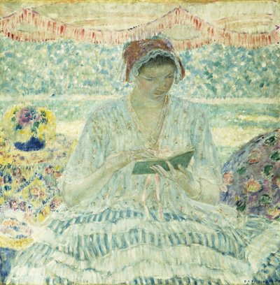 Sommarläsning av Frederick Carl Frieseke