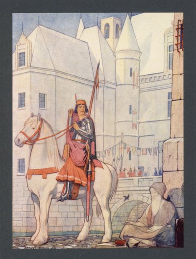 S:t Martin, 400-talet, festival 11 november (färglitografi) av Frederick Cayley Robinson
