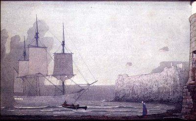 The Farewell (tempera ombord) av Frederick Cayley Robinson
