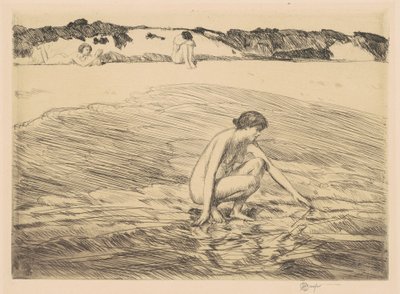 High Tide, Montauk, 1922. av Frederick Childe Hassam