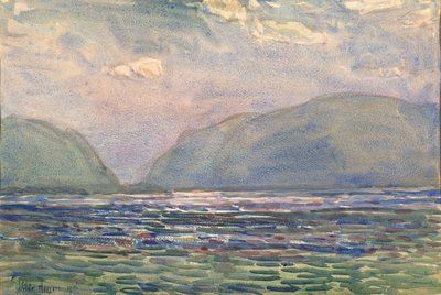 Middag ovanför Newburgh, 1916. av Frederick Childe Hassam