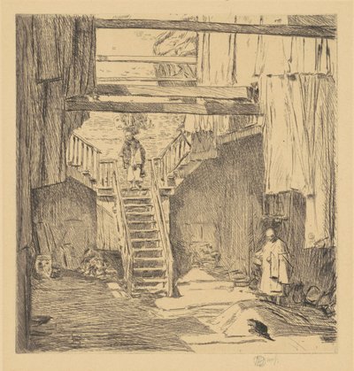 Old Chinatown, San Francisco, 1904. av Frederick Childe Hassam