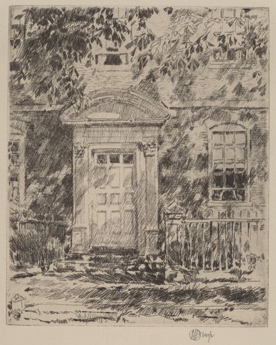 Portsmouth Doorway, 1916. av Frederick Childe Hassam