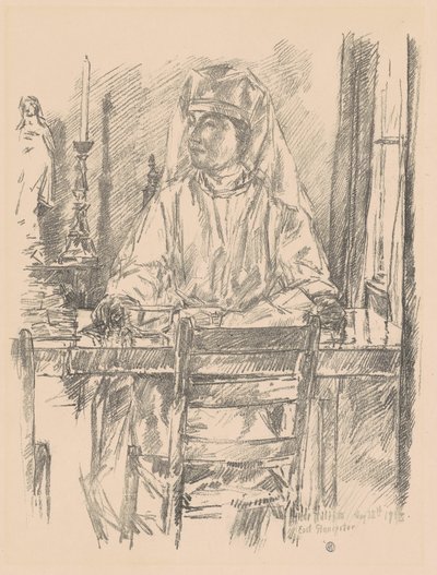 Röda Korsets sjuksköterska, 1918. av Frederick Childe Hassam