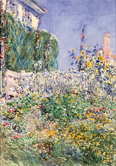 Thaxters trädgård, 1892. av Frederick Childe Hassam