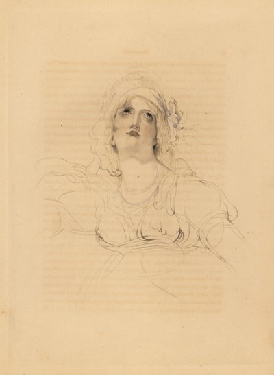 Porträtt av Lady Emma Hamilton, älskarinna till Horatio Nelson av Frederick Christian Lewis