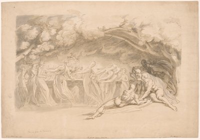 Nymferna dansar, ur Stormen av Frederick Christian Lewis