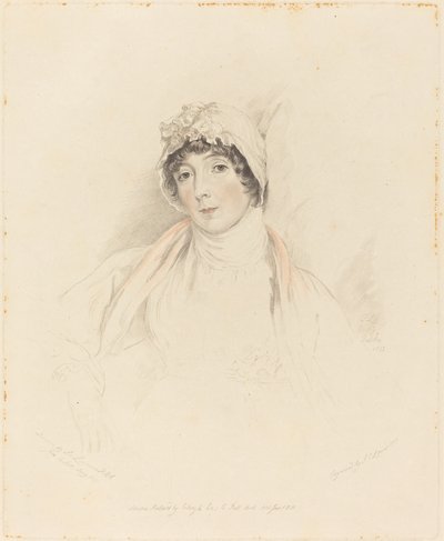 Lucy Lawrence av Frederick Christian Lewis I after Sir Thomas Lawrence