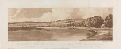 Vy över Belle Vue och Pont de Seve tagen från terrassen nära Pont de St. Cloud 1802; Platta 13 Views in Paris, Emanuel Volume-spårningen av plattan B1981.25.2622 av Frederick Christian Lewis the Elder