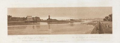 Utsikt över byn Chaillot & C. från Pont de la Concorde 1803; Skylt 17 från Views in Paris, Emanuel Volume-spårningen av plattan B1981.25.2626 av Frederick Christian Lewis the Elder