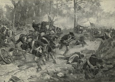 Slaget vid Eutaw Springs, 1903 av Frederick Coffay Yohn
