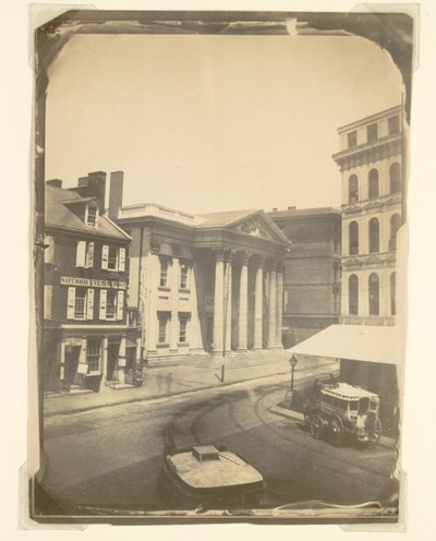 First Bank of the United States, Philadelphia, 1859. av Frederick DeBourg Richards