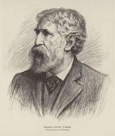 Porträtt av Charles Dudley Warner av Frederick Dielman