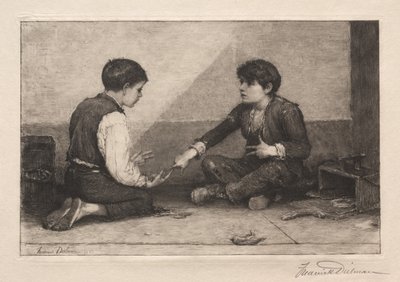Moraspelarna, 1883. av Frederick Dielman