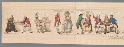 Tjugo offentliga personer i olika situationer Engelskt slaveri eller en bild av tiderna (titel på objekt) av Frederick George Byron