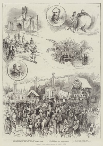 Iskarnevalen i Royal Albert Hall av Frederick George Kitton