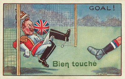 Tja Touch, mål! (färg litho) av Frederick George Lewin