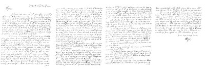 Brev av Samuel Pepys till John Jackson, Esq, 1700 1865. av Frederick George Netherclift