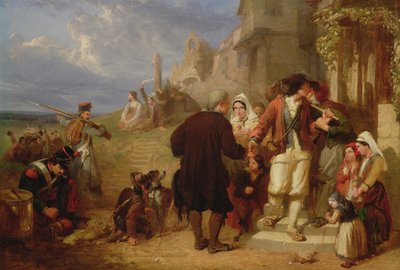 Bretagne värnpliktigas avgång av Frederick Goodall