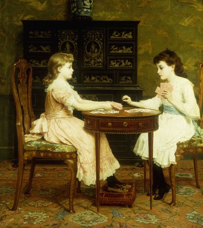 Gammal piga, 1886 av Frederick Goodall