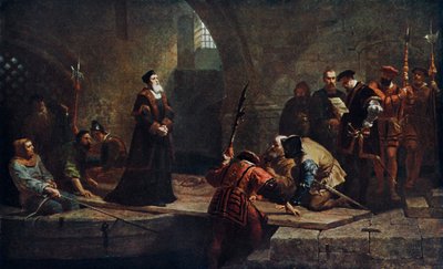 Thomas Cranmer vid Traitors Gate, 1553 1926. av Frederick Goodall