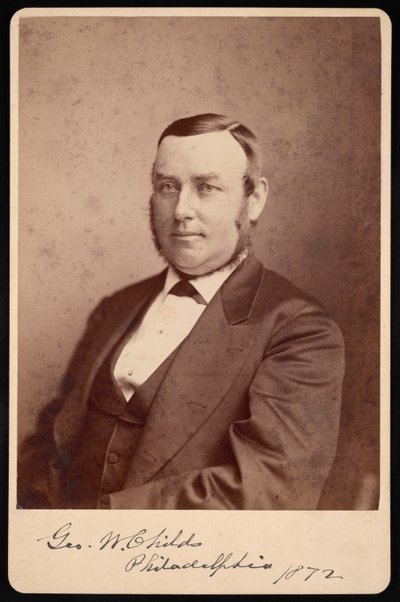 Porträtt av George William Childs 1829-1894, 1872. av Frederick Gutekunst