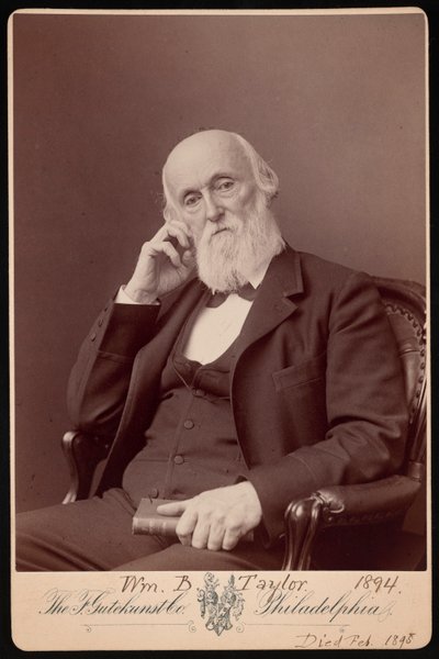 Porträtt av William Bower Taylor 1821-1895, 1894. av Frederick Gutekunst