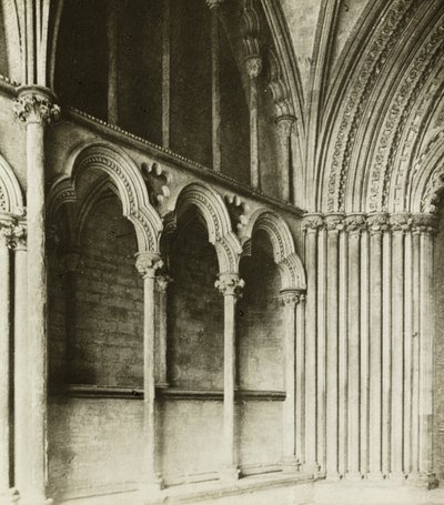 Katedralen i Ely: Galilee Porch, detaljer av Frederick H. Evans