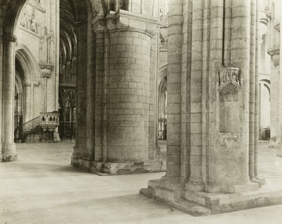 Ely Cathedral: Octagon till Choir från North Nave Aisle av Frederick Henry Evans