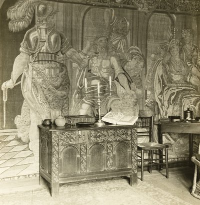 Kelmscott Manor: Tapestry Detaljer av Frederick H. Evans