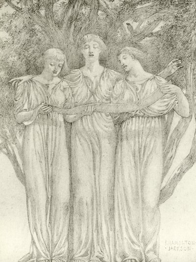 Älvorna (tryckt) av Frederick Hamilton Jackson
