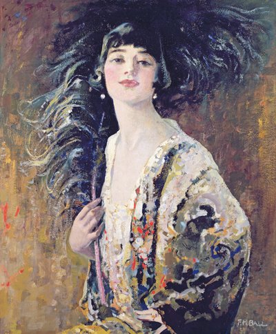 Den svarta fläkten, 1929 av Frederick Hammersley Ball