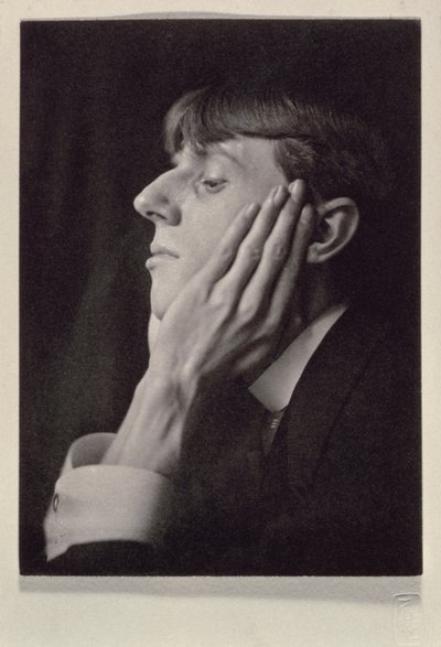 Porträtt av Aubrey Beardsley (1872-98) av Frederick Evans (1853-1943) (sepiafoto) av Frederick Henry Evans