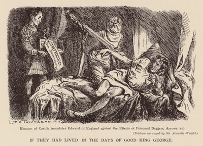 Om de hade levt på den gode kung Georgs tid (litografi) av Frederick Henry Townsend
