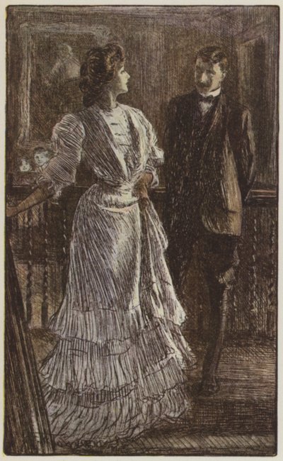 Illustration för They av Rudyard Kipling (färg litho) av Frederick Henry Townsend