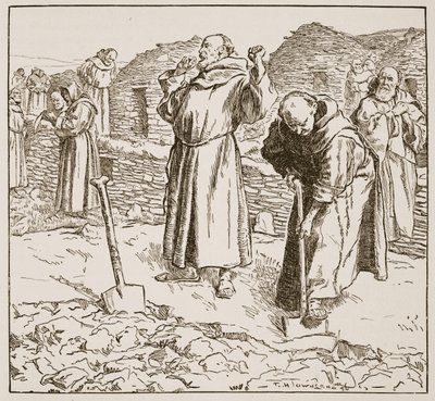Klosterskötsel, illustration från 
