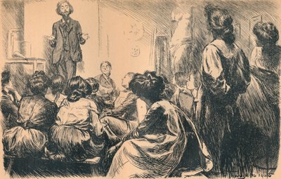 Våra kvällskonstkurser har börjat, 1905 av Frederick Henry Townsend