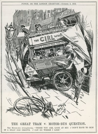 The Great Tram v. Motor-Bus-frågan av Frederick Henry Townsend