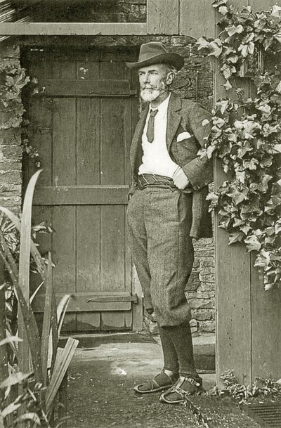 Porträtt av Edward Carpenter ca 1905 av Frederick Holland Day