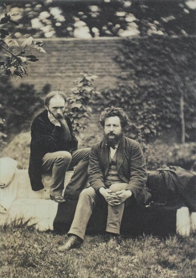 Edward Burne Jones och William Morris, William Morris Gallery, London (fotografi) av Frederick Hollyer